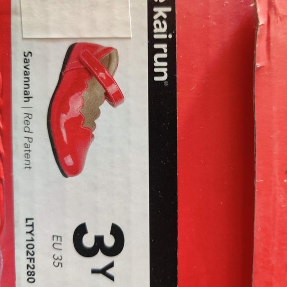 See Kai Run Toddler's & Girl's Savannah Red Patent Mary Jane - Picture 7 of 8
